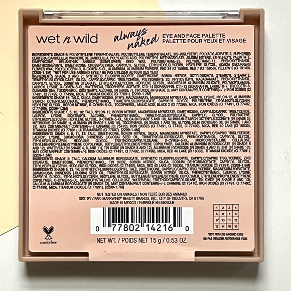 🏷️ wet n wild neutral 26 pigment glitter, metallic, shimmer, matte eye shadow - Picture 13 of 17